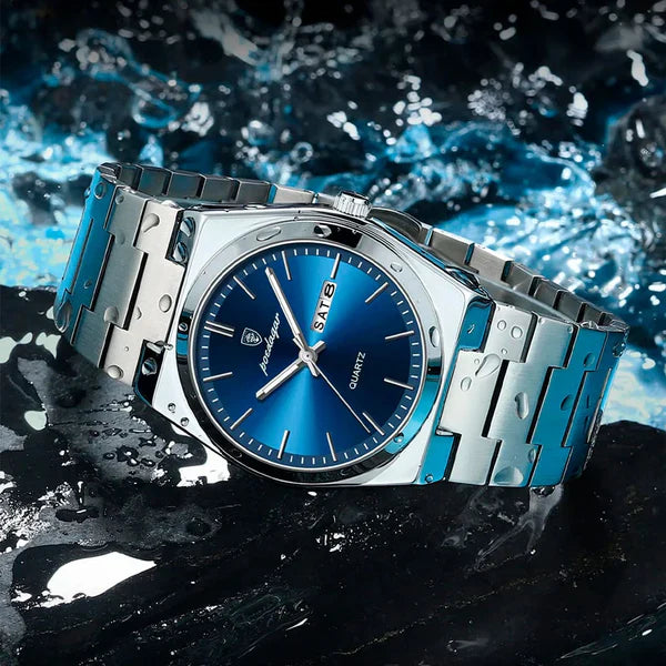 Reloj para hombre Poedagar + Billetera gratis