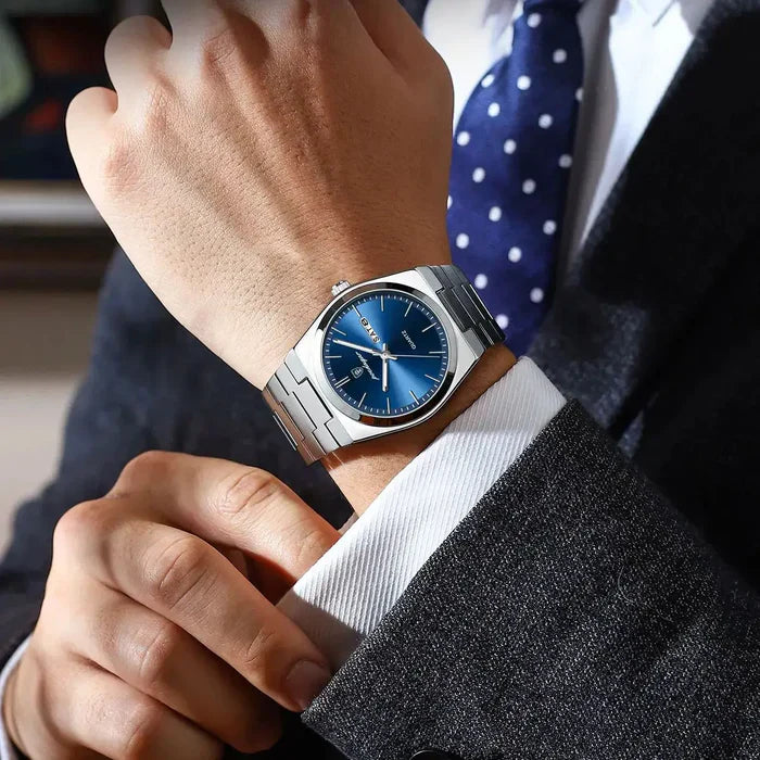 Reloj para hombre Poedagar + Billetera gratis
