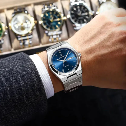Reloj para hombre Poedagar + Billetera gratis